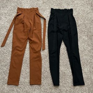 Windsor High Rise Paper Bag Dress Pants